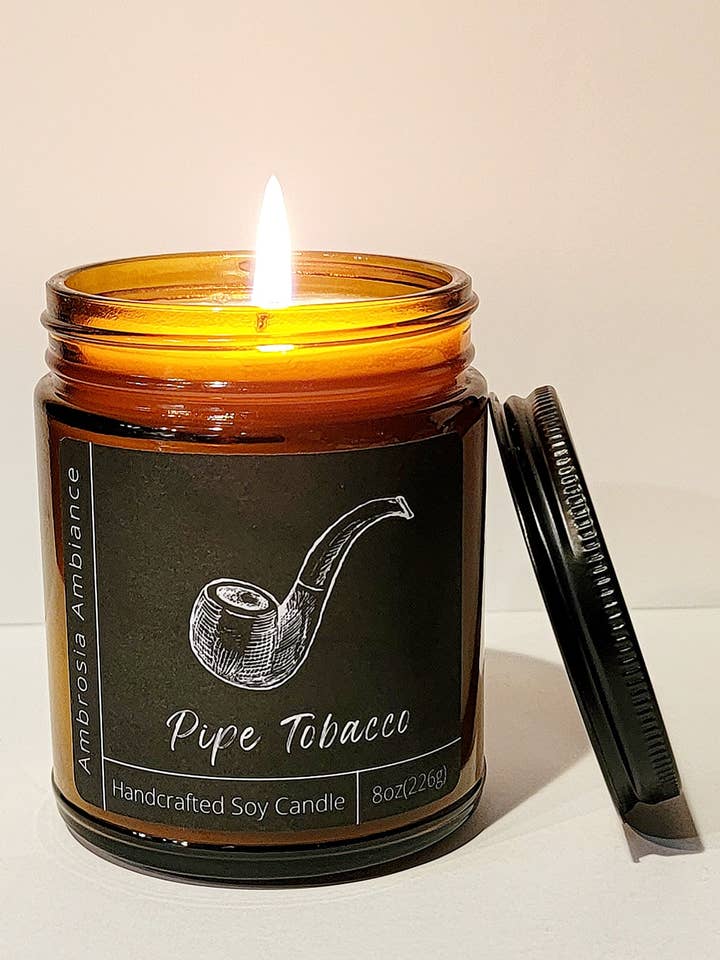 Pipe Tobacco | Soy Wax Candle for wholesale by Ambrosia Ambiance