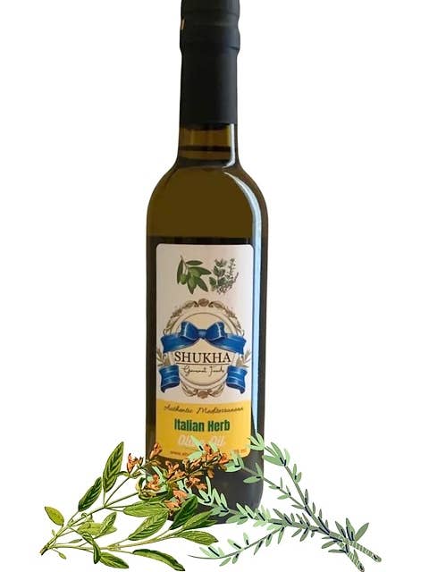 Italian Herb Extra Virgin Olive Oil - 375 ml for wholesale by Shukha Foods