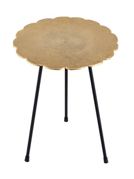 Voglrieder – Engroshandel Tebord – Sidebord metal dekorativt bord Hilton ø 35 x H 46 cm rund A25