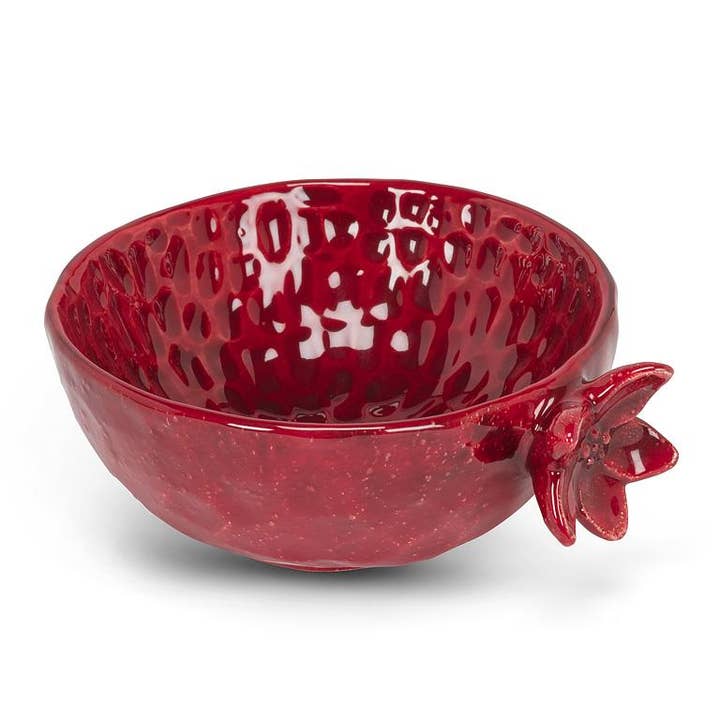 Small Pomegranate Shaped Bowl-4.5"L for wholesale by Abbott