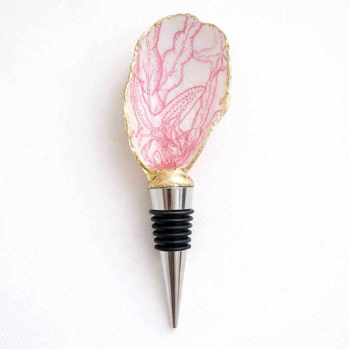 Pink Coral Oyster Stopper|G/S/N|2-4.5in for wholesale by Shell Yeah By Jaks LLC