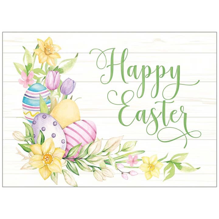 Easter Eggs & Flowers - Easter Card for wholesale by Legacy