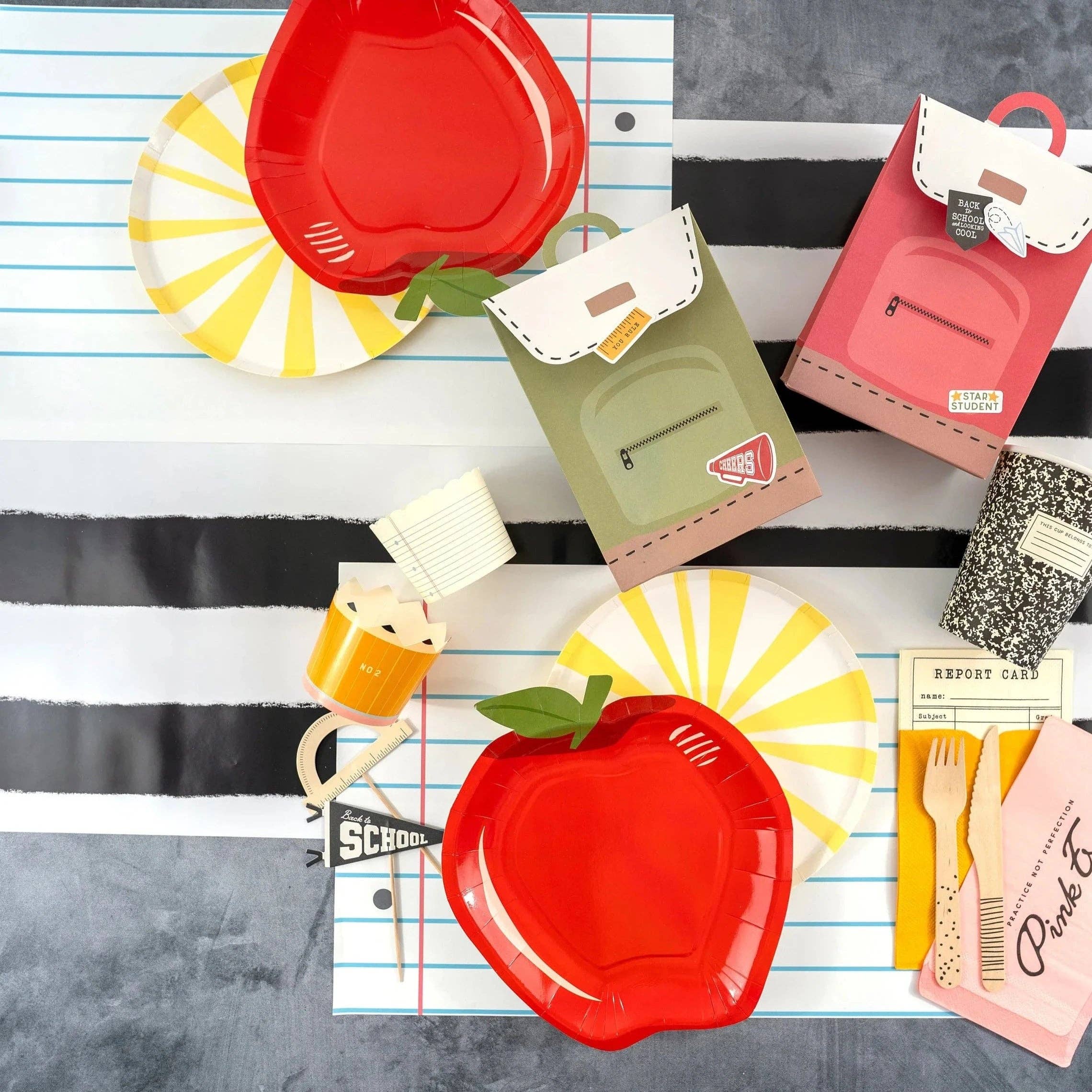 Gatherings by Curated Paperie - Wholesale Disposable Placemat - SCH23-PL1- Loose Leaf Paper Placemat4