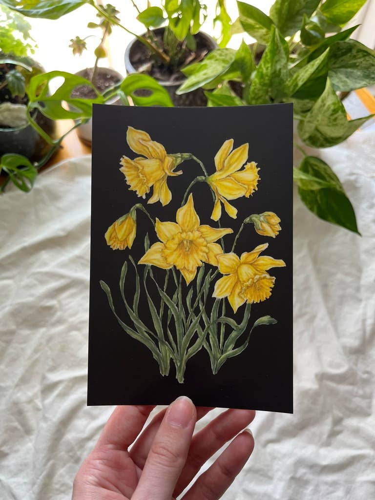 Lauren Noel Studio - Wholesale Postcard - Birth Month Flower Postcard4