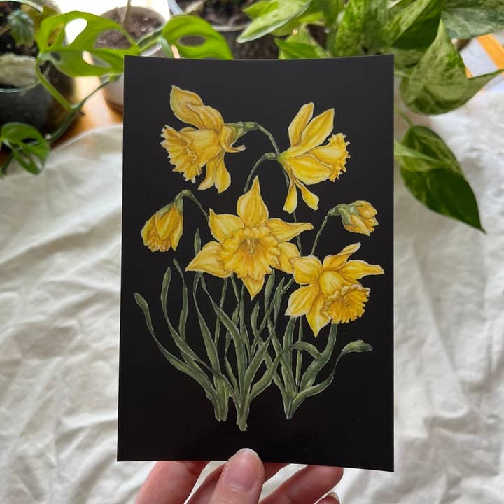 Lauren Noel Studio - Wholesale Postcard - Birth Month Flower Postcard4