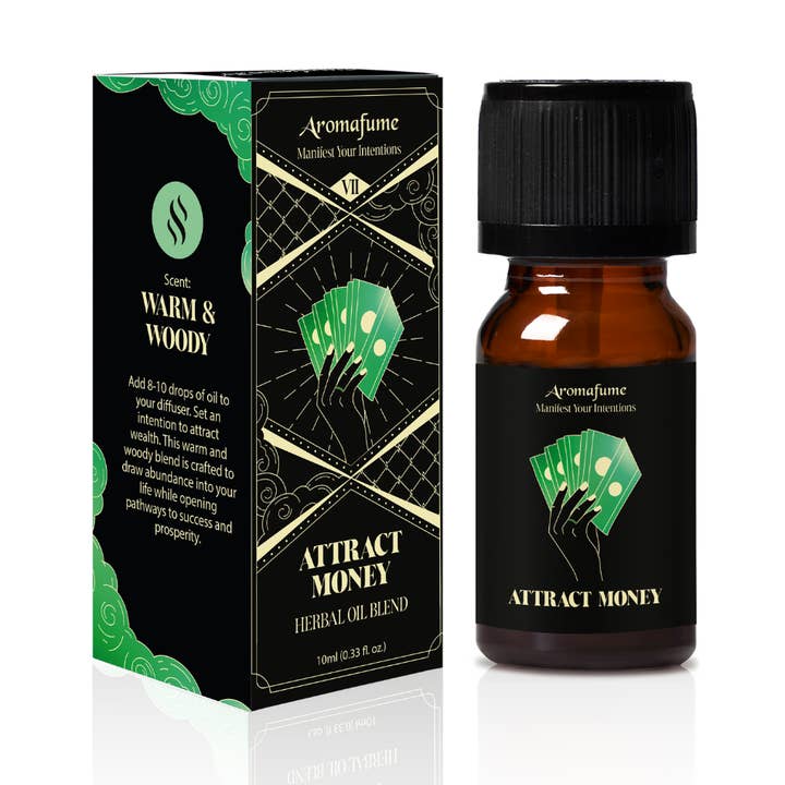 Attract Wealth Manifestation Oil | Intention & Ritual Oil for wholesale by Aromafume