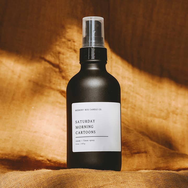 Room + Linen Spray - Saturday Morning Cartoons for wholesale by Memory Box Candle Co.