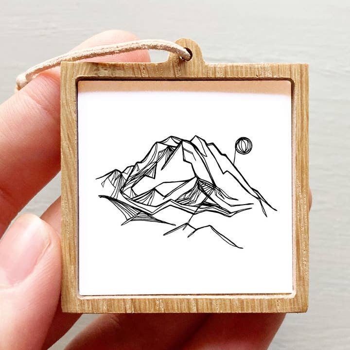 Mini Denali National Park Alaska Tiny Art Print for wholesale by Mick's Art Goods