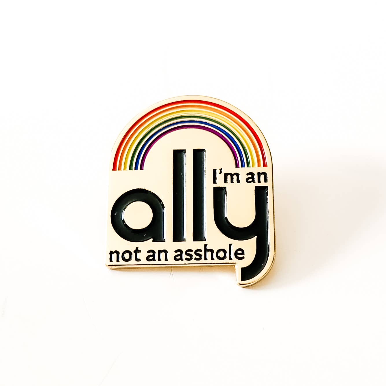 SHEWOLF Designs - Wholesale Lapel pin/button - Pin: I'm an Ally LGBTQ+ Support Gay Rights Accessory