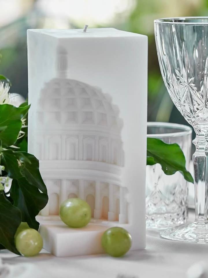 When In Rome Sculpture Candle for wholesale by LUX + OLIVE