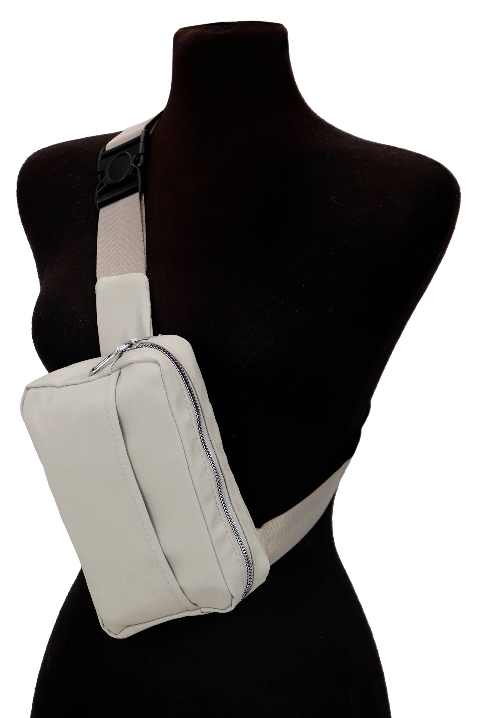 ASSORTED Minimal Matte Neutral Solid Belt Bag Fanny Pack for wholesale on Faire6