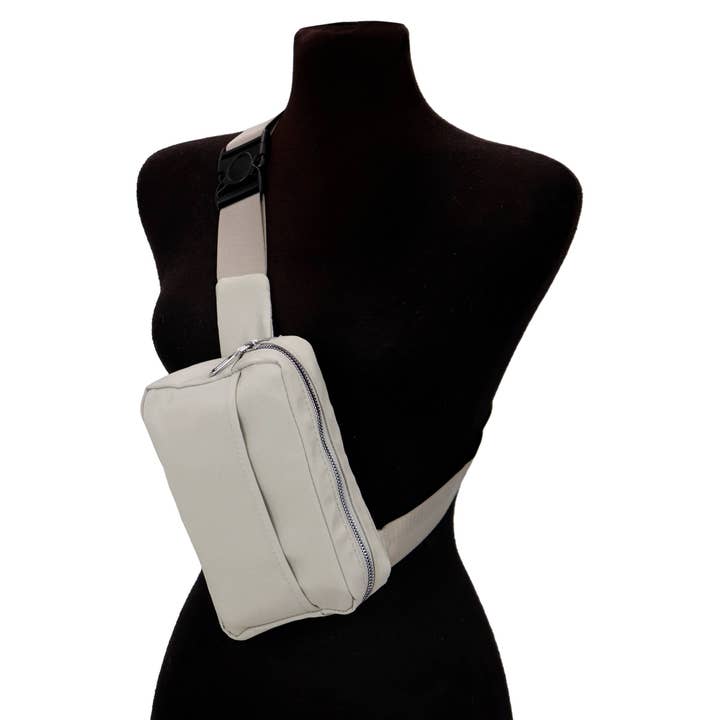 ASSORTED Minimal Matte Neutral Solid Belt Bag Fanny Pack for wholesale on Faire6