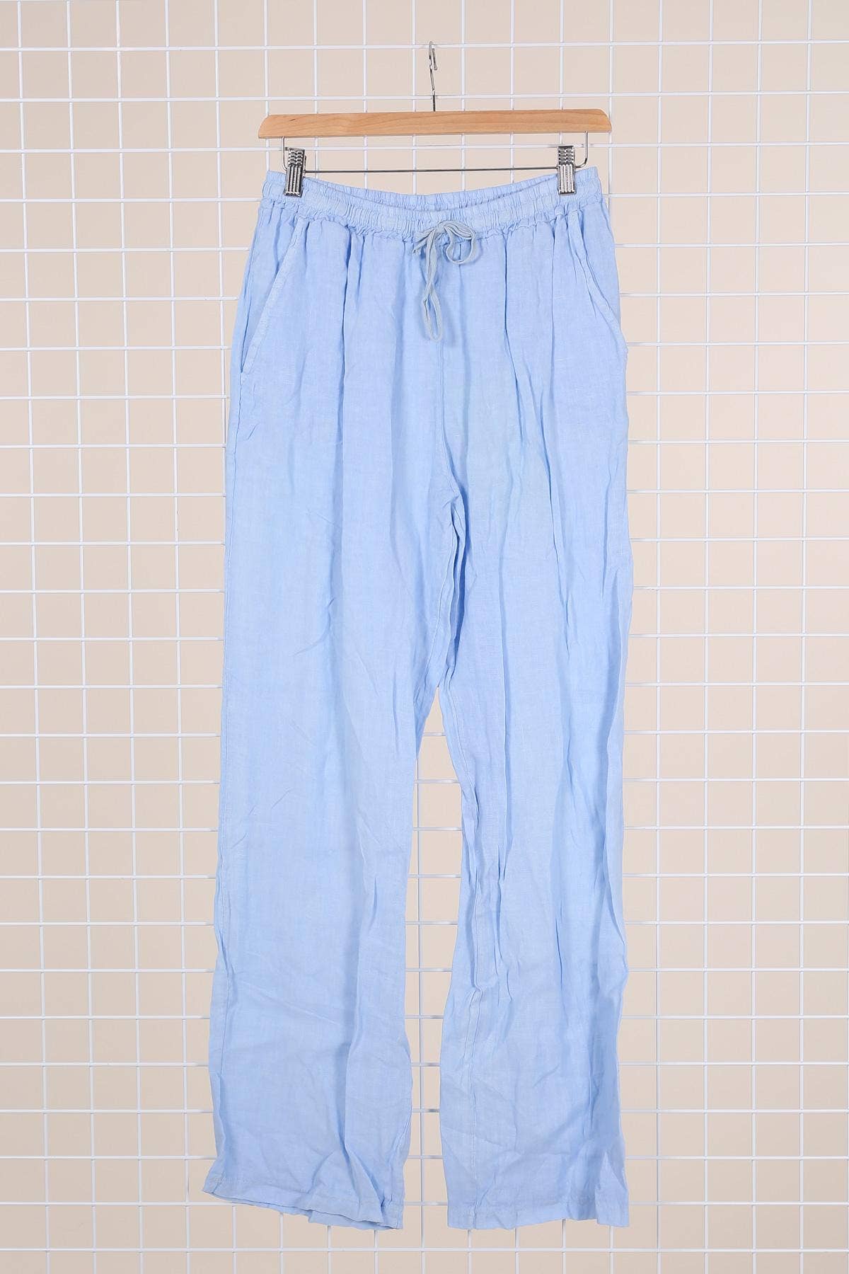 la maison des fibres naturelles - Wholesale Pants - Women's - Straight linen trousers 630132 100% linen17