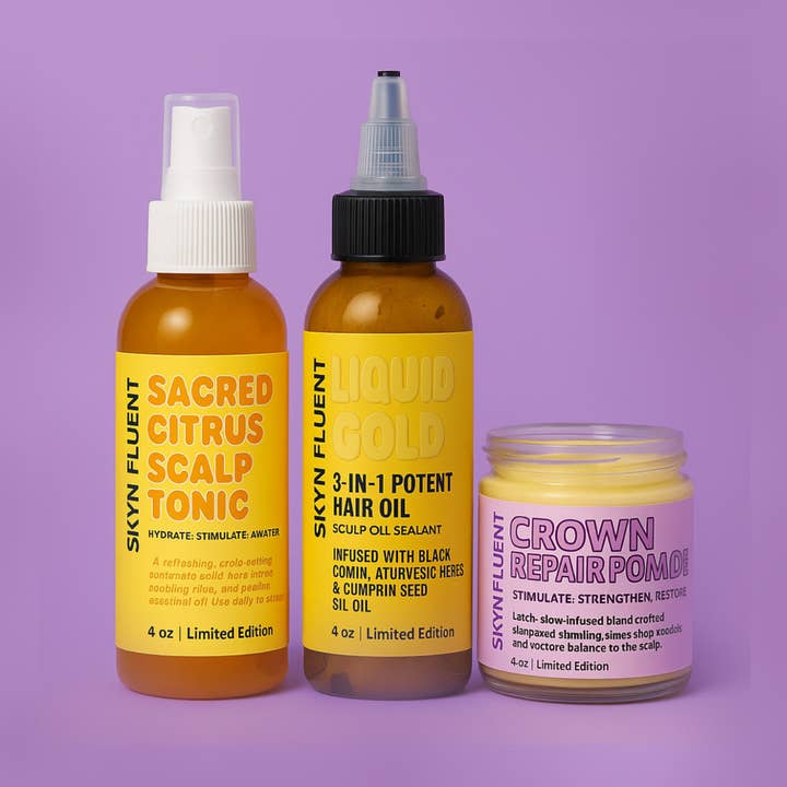 Crown Therapy Trio - Rengör, vårda och återställ hårbotten + hår för wholesale av SKYN FLUENT