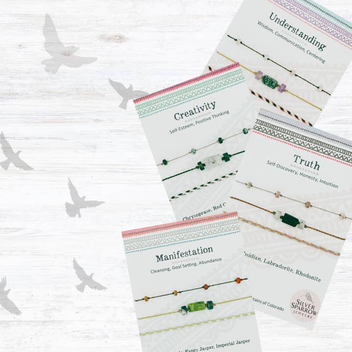 Conjunto de los 10 tríos de pulseras Boho Flow para venta al por mayor de Silver Sparrow Jewelry