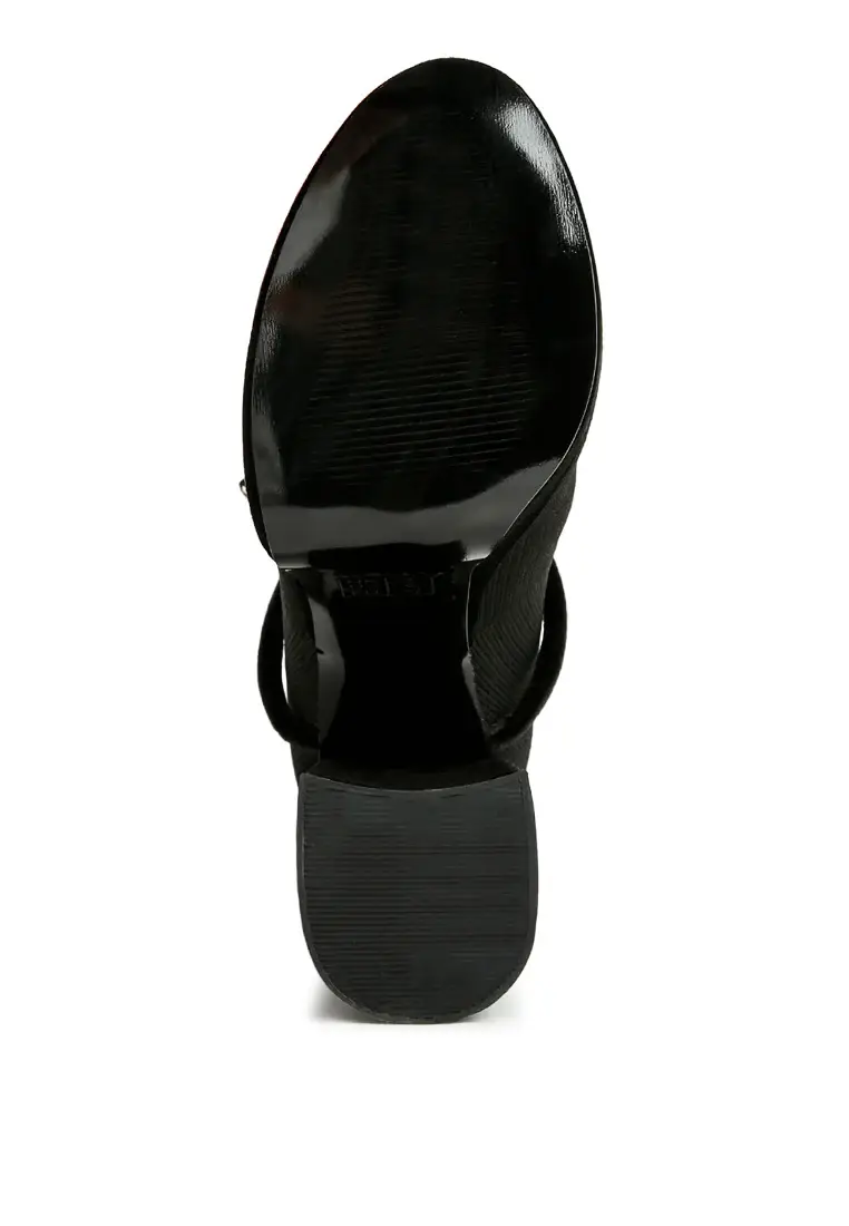 Rag Company – wholesale Booties – Women's – After Pay High Heeled Velvet Knitted Boot8