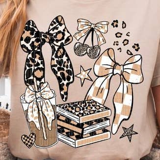 Coffee Books Collage DTF Transfer for wholesale by K and M Designs