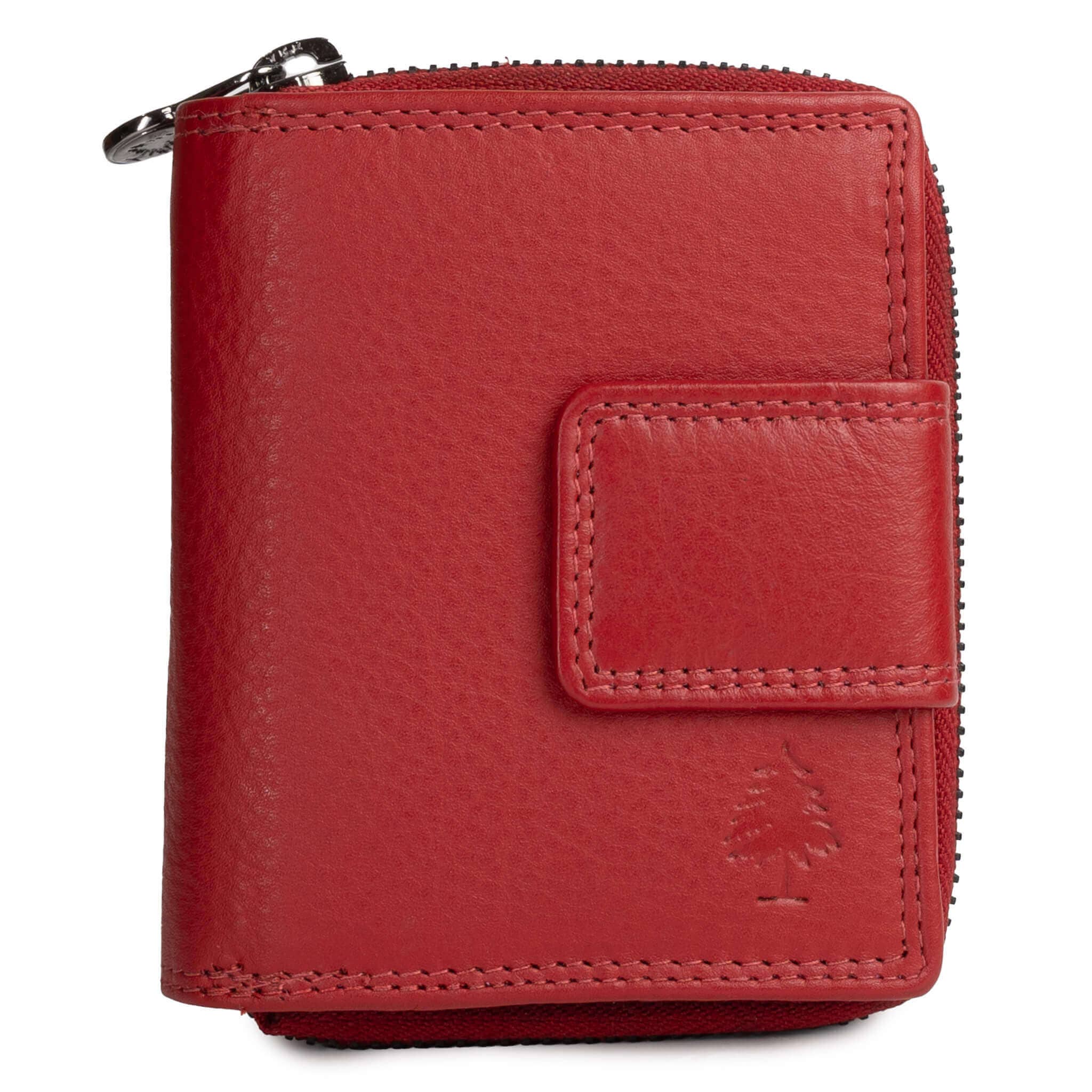 Greenwood - Wholesale Wallet - Unisex - Akiro women's small leather wallet with zip pocket37