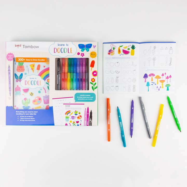 Tombow - Wholesale DIY Craft Kit - Kids - Tombow Learn to Doodle Kit