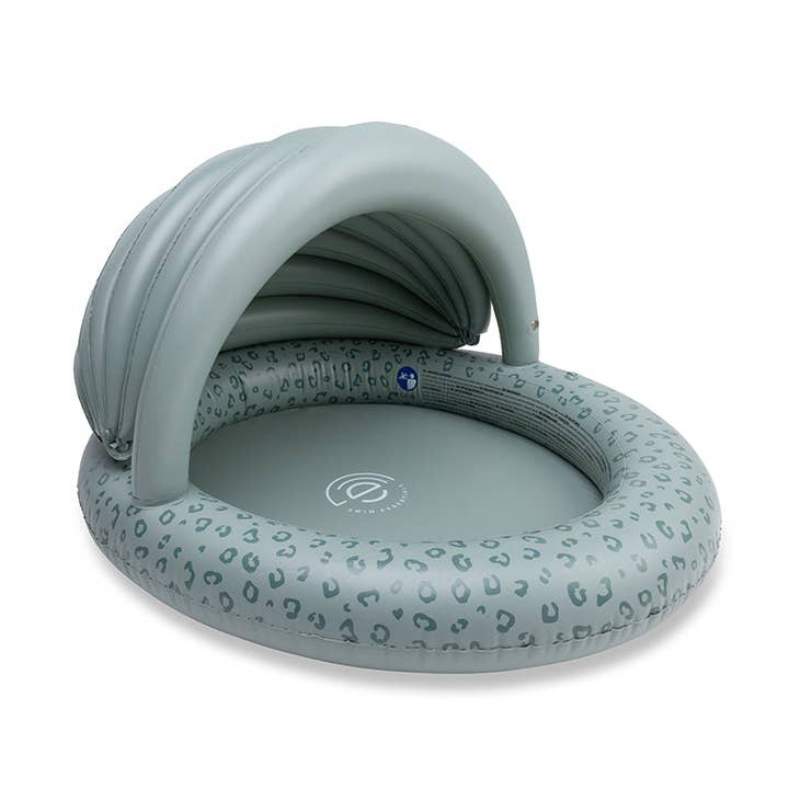 Piscina per bambini - Verde - Leopardo - Ø 100 cm con Tettuccio per la vendita all'ingrosso da parte di Swim Essentials