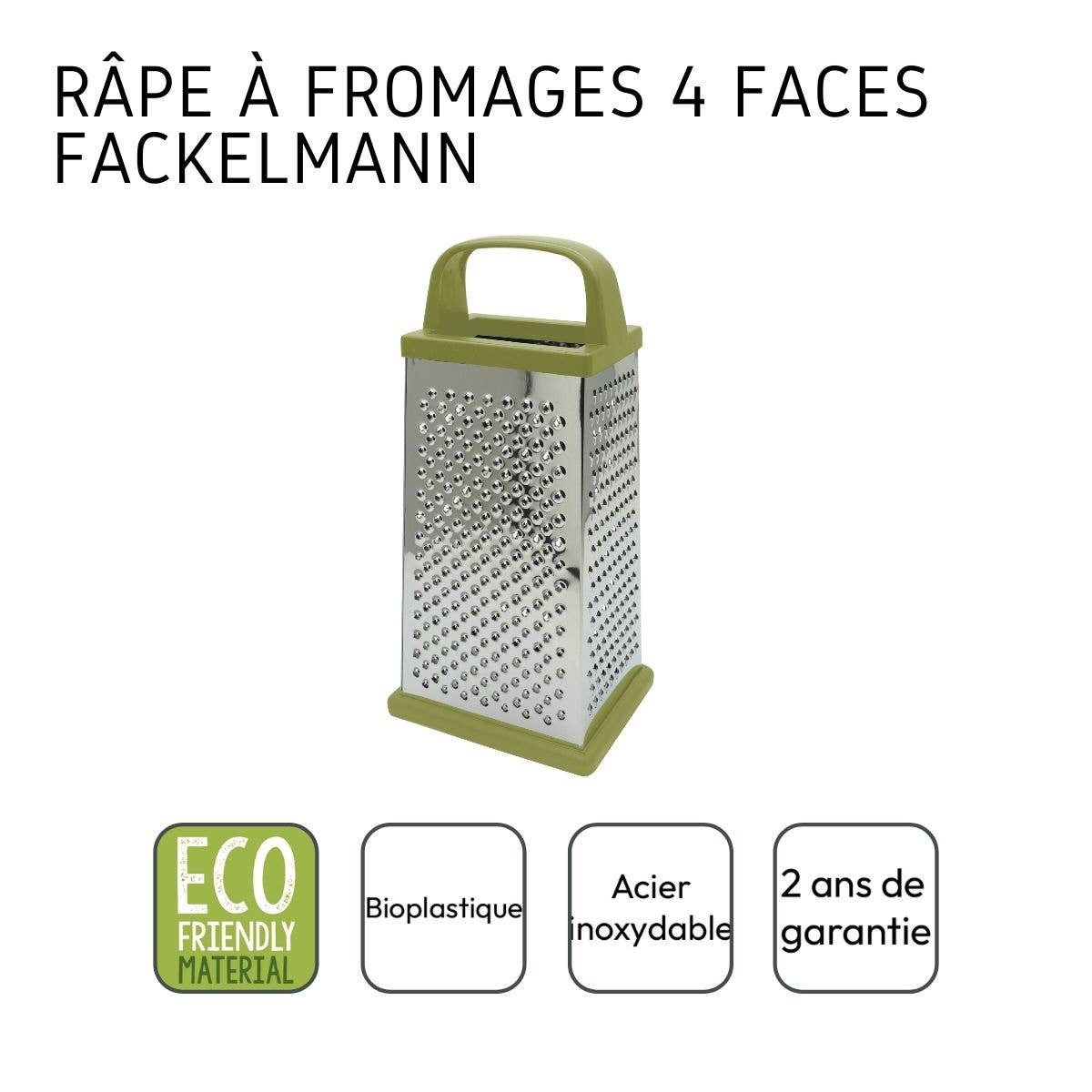 Fackelmann - Wholesale Grater - Fackelmann Zero Range 4-Sided Cheese and Vegetable Grater4
