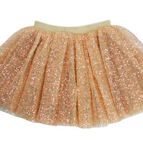 Gold Dreamy Sequin Tutu for wholesale by Sparkle Sisters by Couture Clips