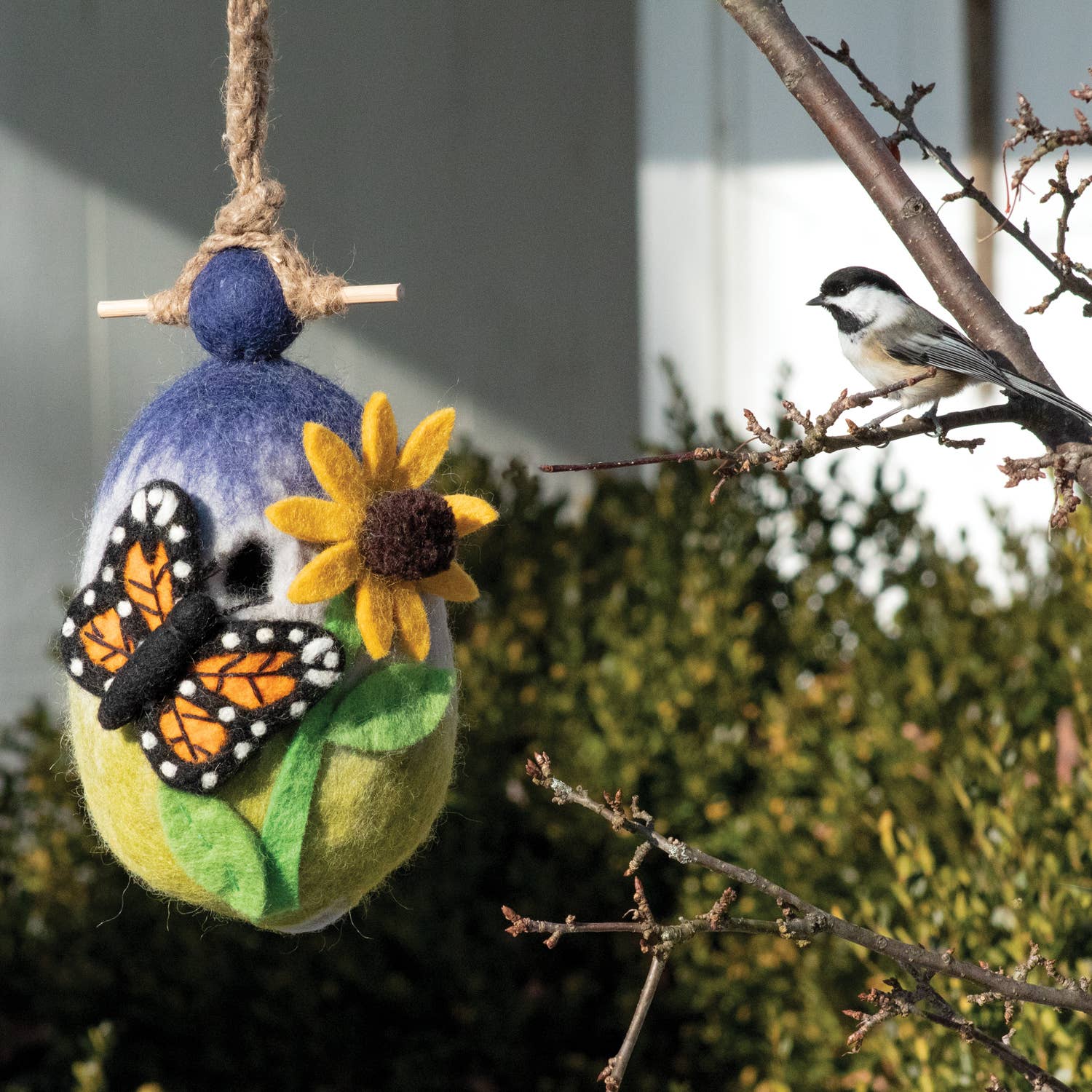 dZi Handmade - Wholesale Bird House - Butterfly Garden Birdhouse1