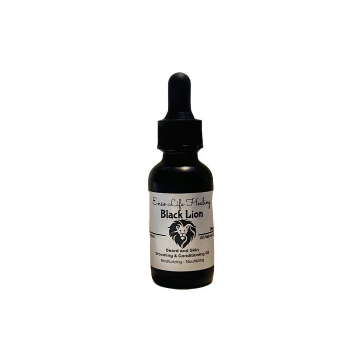The Treasure Chest Gifts & More Previously ELH - Wholesale Beard Styling Product - Black Lion Beard and Skin Grooming and Conditioning Oil