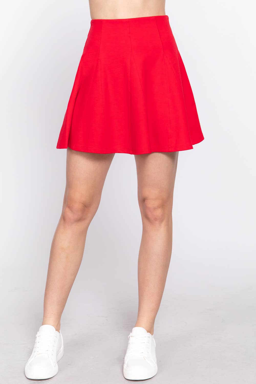 Active Basic | Active USA - Wholesale Skirt - Women's - Ponte Mini Skater Skirt23