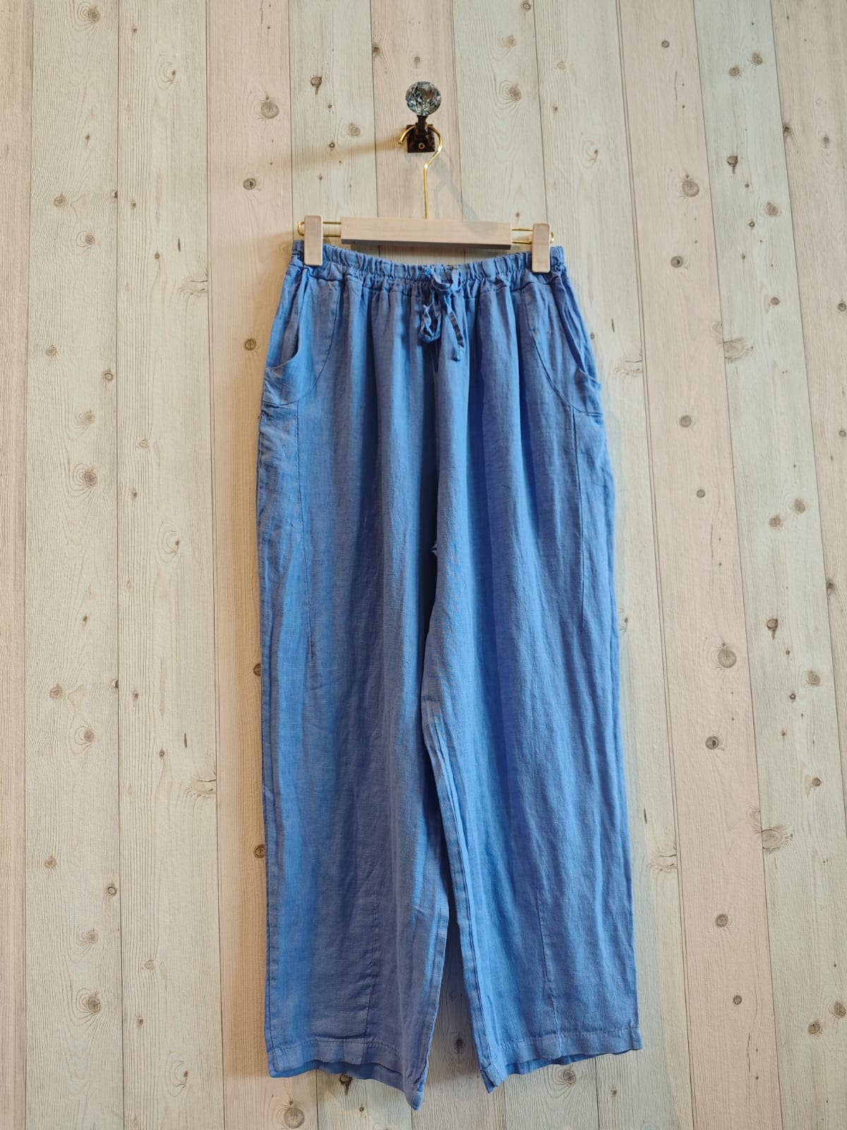 Linen & More - Vendita all'ingrosso Pantalone - Donna - Pantaloni base in lino 100% REF 65222