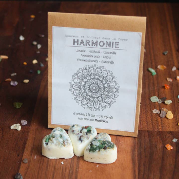 6 Fondants "Harmonie" pour la vente par MysticBox
