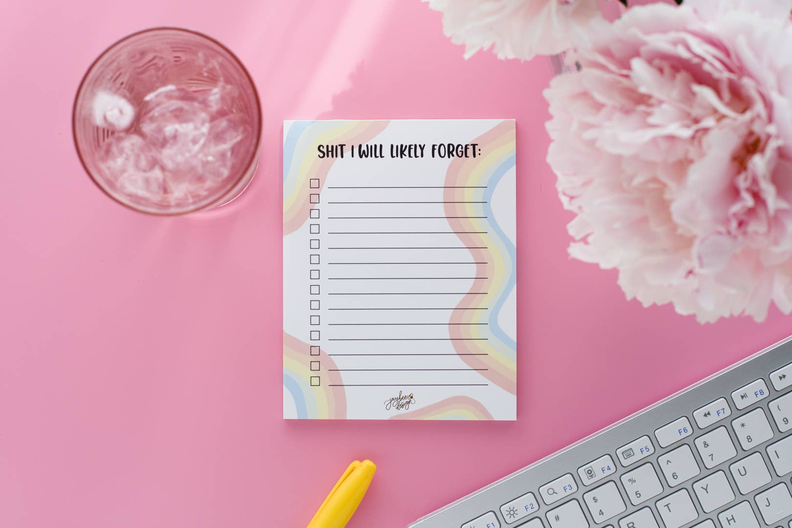 Jaybee Design – Engroshandel Notesblok – Lort jeg vil sandsynligvis glemme notesblok - 25 pgs2