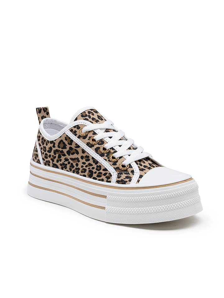 LADY GLORY - Wholesale Lifestyle Sneakers - Women's - Casual chic canvas platform sneakers9