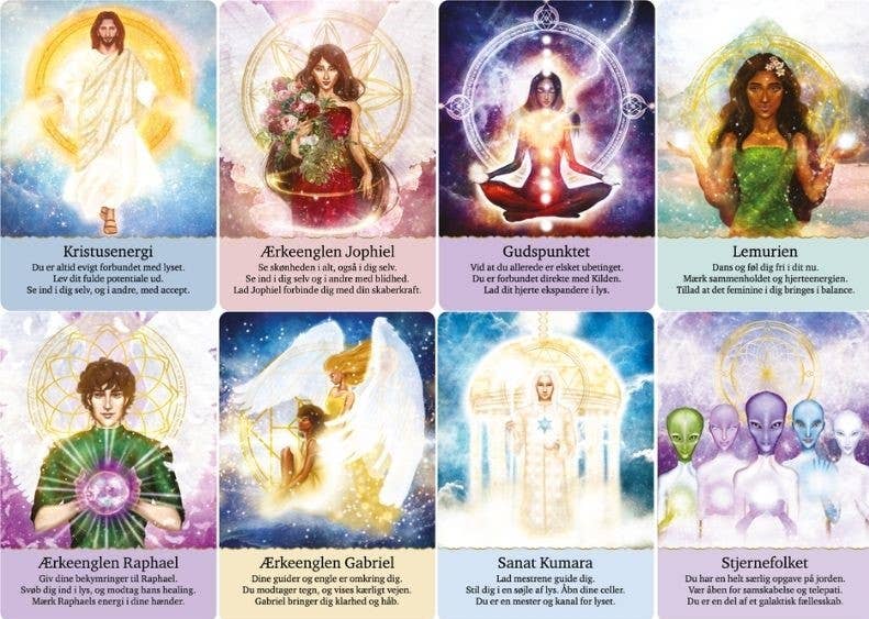 "Line Rune Balling" from Denmark – wholesale Tarot cards – Galaktisk visdom - englekort på dansk2