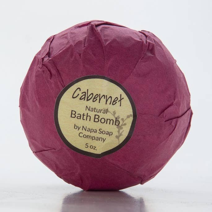 Bath Bomb - Cabernet for wholesale by Napa Soap Company