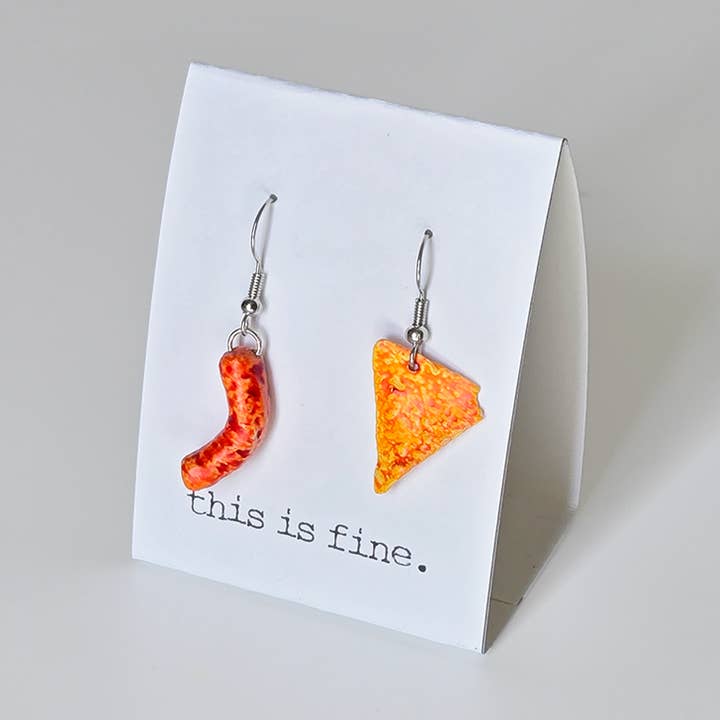 this is fine - Wholesale Dangle Earrings - π Girl Dinner0