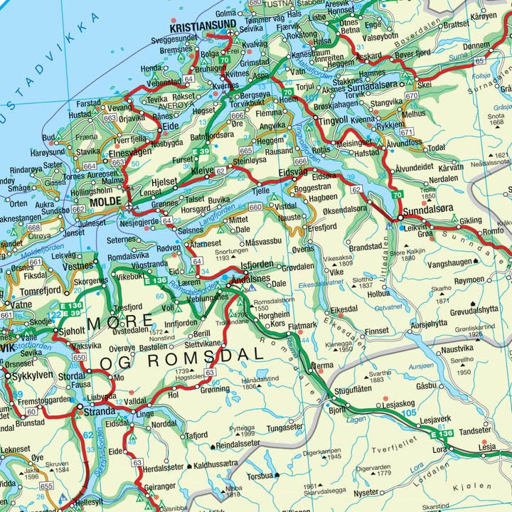 Map Marketing Limited - Vendita all'ingrosso Mappe - Mappa del muro politico della Norvegia