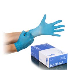 Tattoo Defender - Wholesale Cleaning Gloves - Blue Nitrile Gloves
