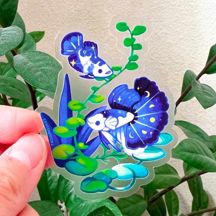 Thousand Skies - Wholesale Sticker - Vinyl Sticker Midnight Half Moon Bettas