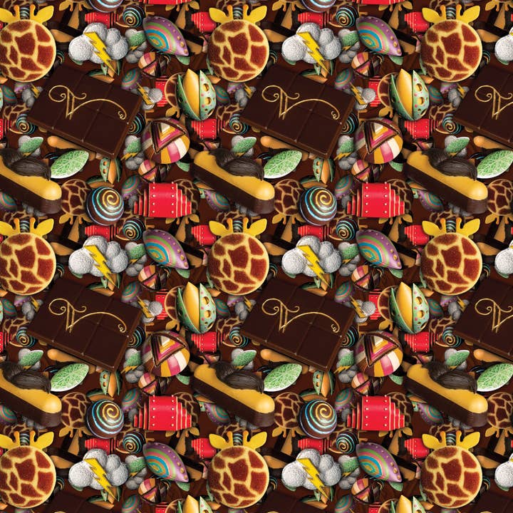 Wonka The Movie -Wonka Packed Treats-Fabric by the Yard for wholesale by Camelot