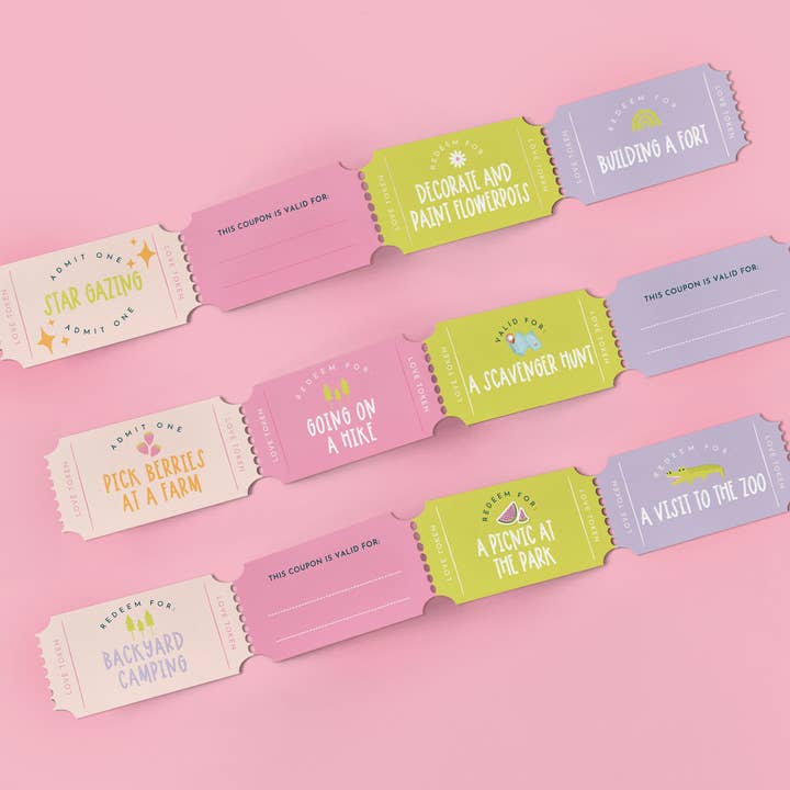 Curated for You Gifts - Wholesale Party gift - Activity Coupons for Kids - Spring Summer - Limited Edition2