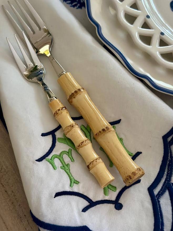 The Enchanted Home - Wholesale Flatware Set - 5-Piece Genuine Bamboo Flatware3