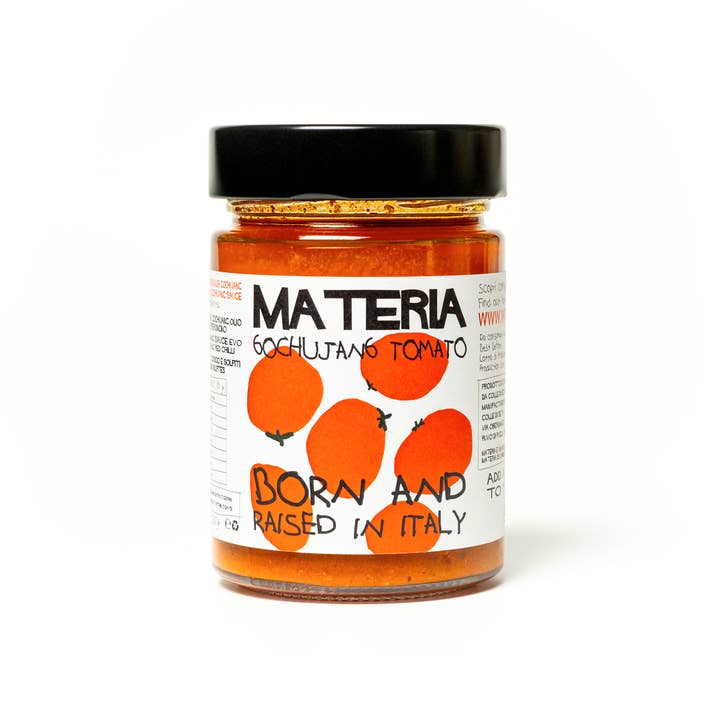 Zuppa di Pomodoro Datterino Rosso con Salsa Gochujang per la vendita all'ingrosso da parte di Materia