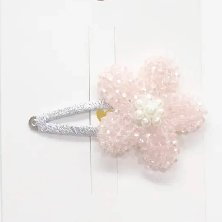 Yuko B - Wholesale Hair Clip - Kids - Rose Hair Clip - Paris Collection