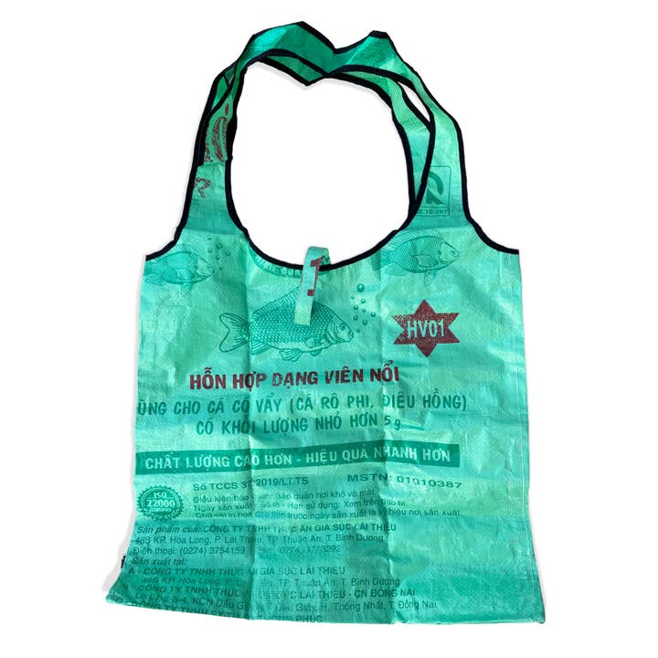 Beadbags Classic Large Shopping Bag Ri43 green for wholesale by BEADBAGS