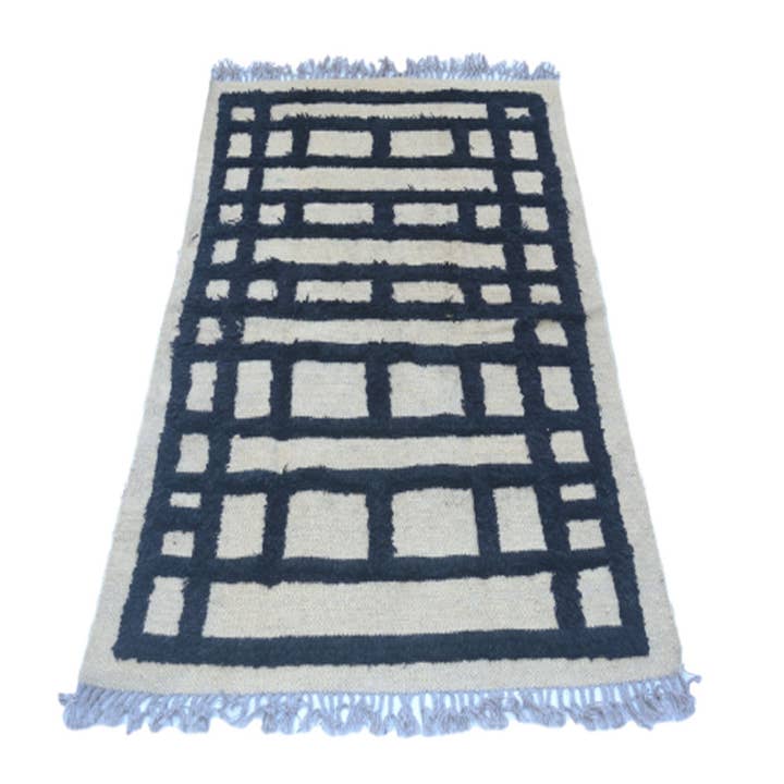 Fybernots - Wholesale Area Rug - IKAT Oushak Kilim Rug8