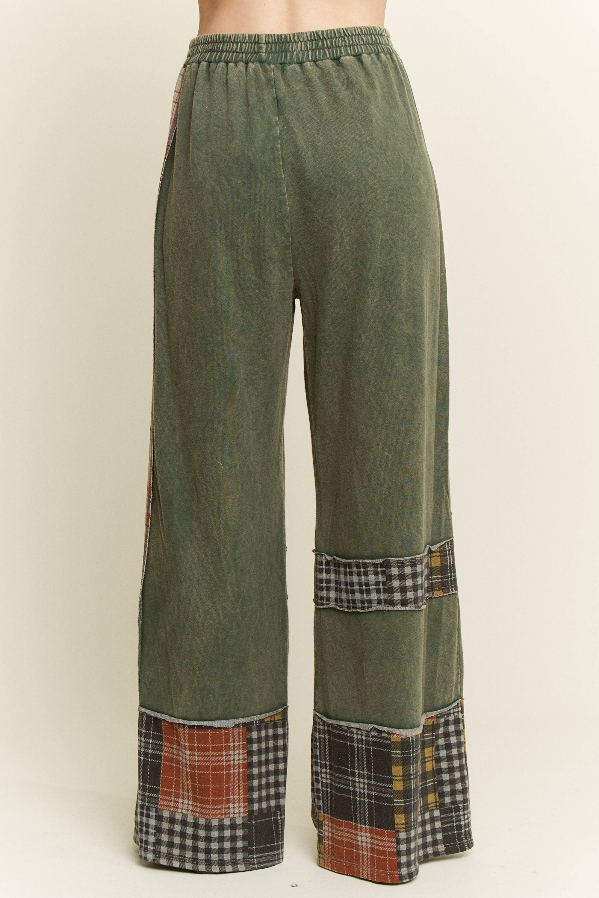 J.Her - Vente Pantalon – femme - Pantalon à carreaux délavé minéral Daisy HP67388