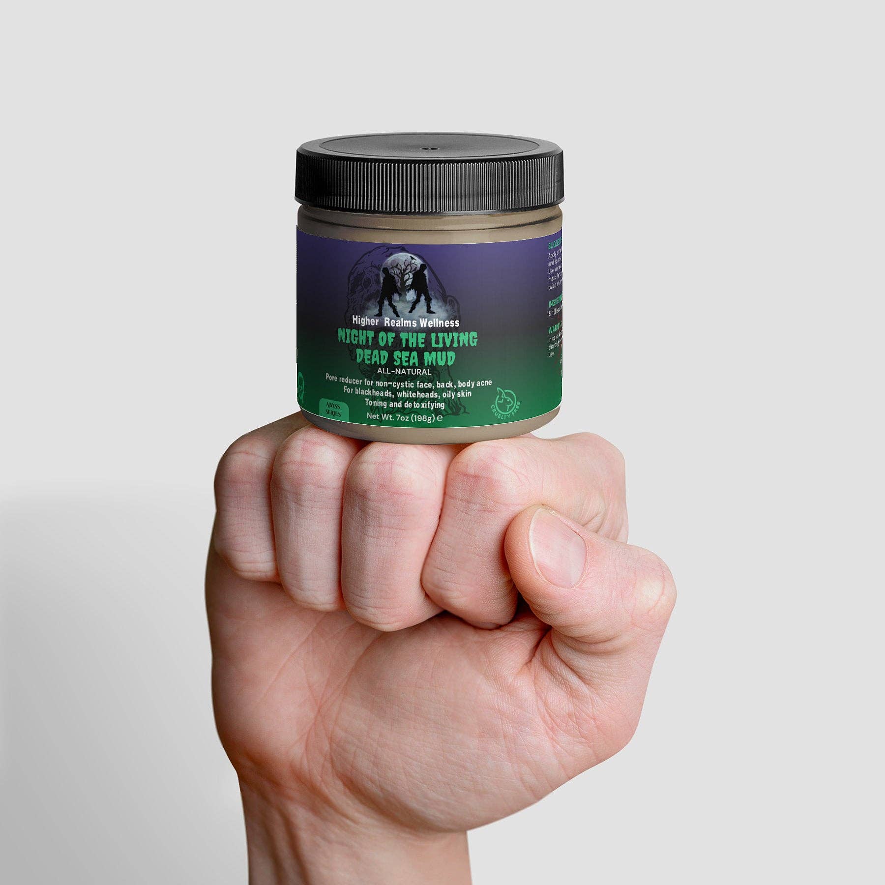 Higher Realms Wellness - Wholesale Skincare Face Mask - Night of the Living Dead Sea Mud9