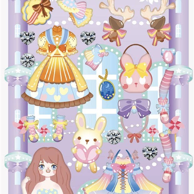 50582 Dress Up Sticker for wholesale by BCmini
