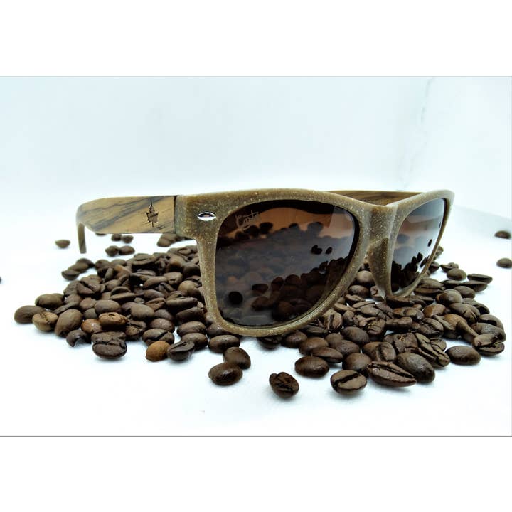 Castor Sunglasses – Engroshandel Solbriller - Unisex – WAY solbriller lavet af kaffeaffald med polariserede linser4
